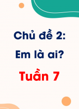 Chủ đề 2 Em là ai  Tuần 7